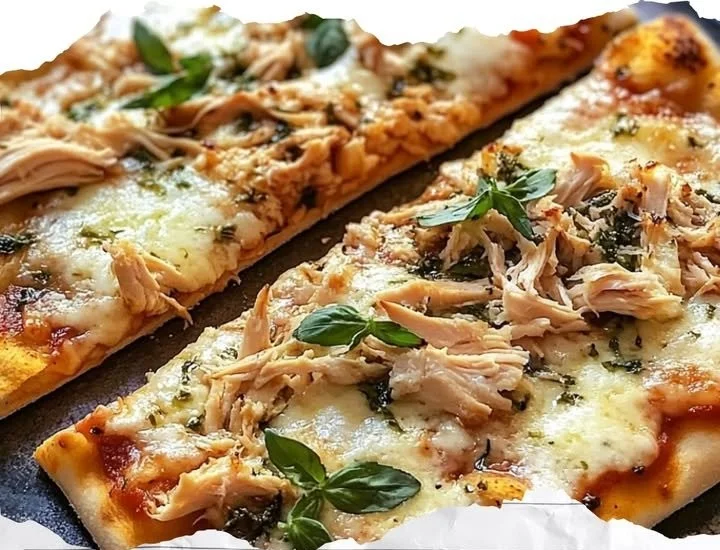 Protein-Pizza mit Skyr auf einem Teller, gesund und lecker zubereitet