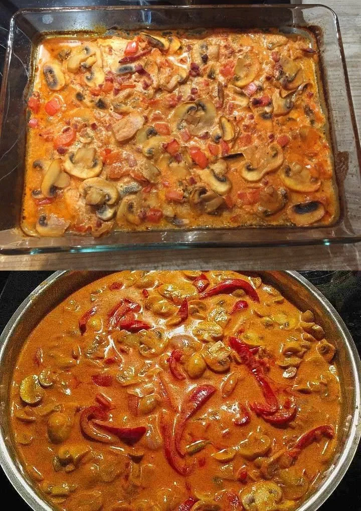 Schnitzel mit Pilzsoße