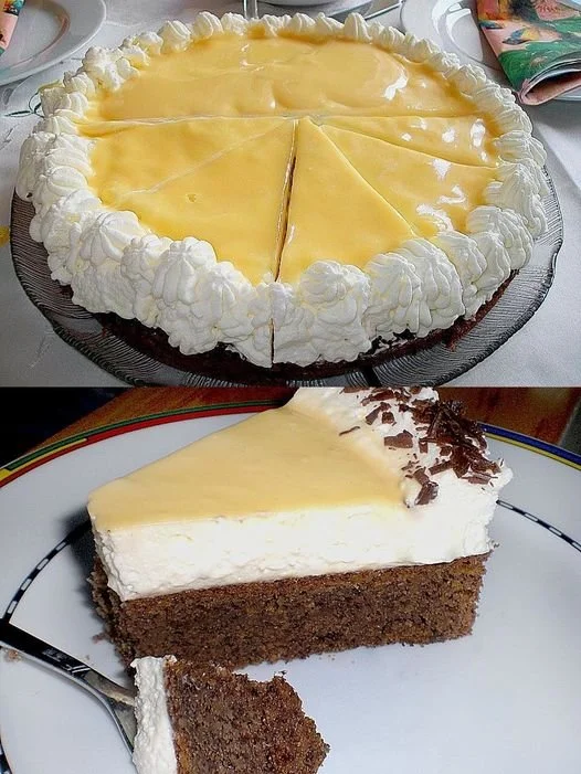 Schokoladen-Nusskuchen mit Eierlikör
