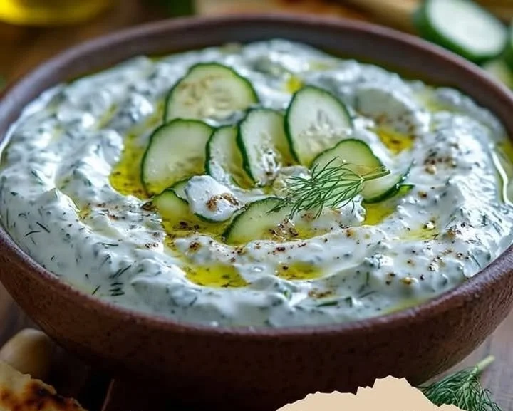 Hausgemachtes Tzatziki-Rezept aus Kreta mit Joghurt und Gurken.