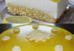 Delizierter Zitronen-Joghurt-Kuchen auf einem Teller, ideal für jeden Anlass.