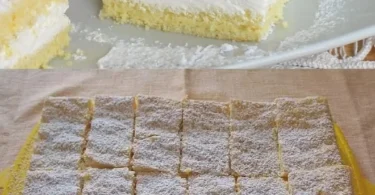 Saftiger Zitronen-Mascarpone-Kuchen mit frischem Zitronengeschmack