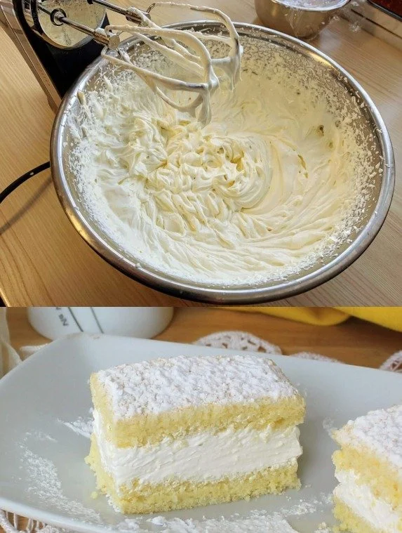 Zitronen-Mascarpone-Schnitten