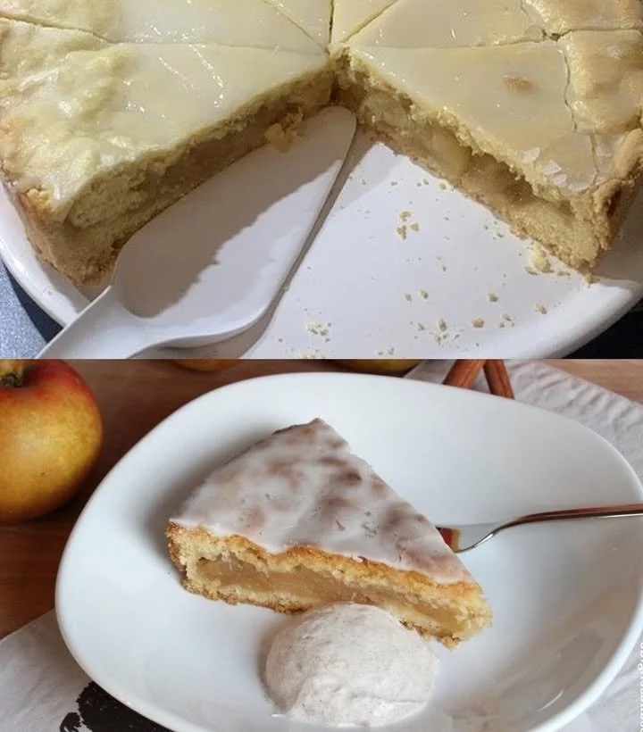 Apfelmus-Kuchen