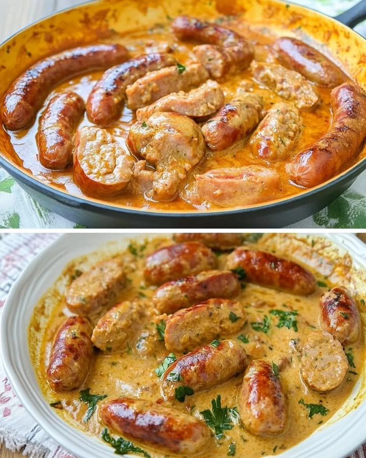 Bratwurstgeschnetzeltes
