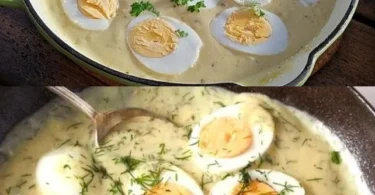 Eier mit Senfsauce, ein einfaches und schmackhaftes Rezept für ein klassisches Gericht.