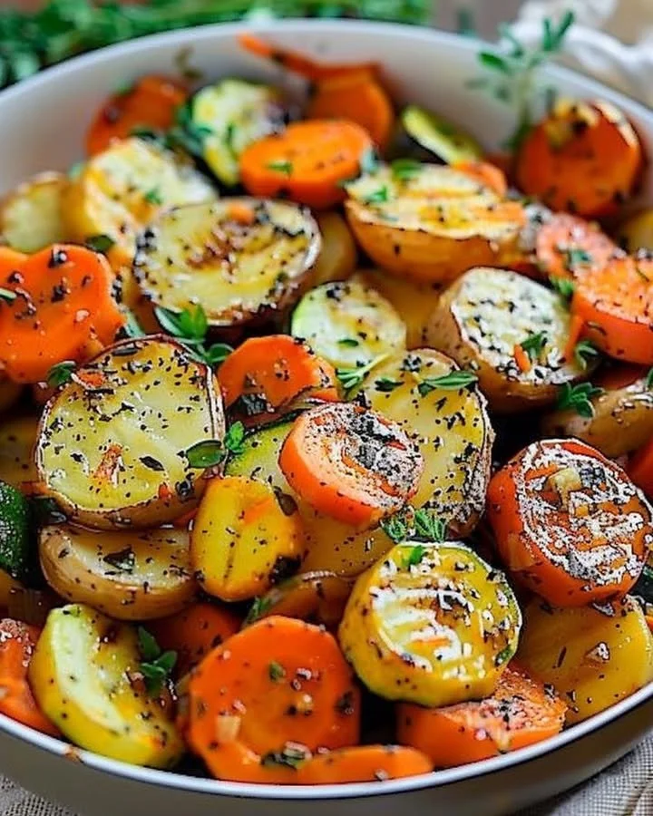 Einfach Fantastisch, Kartoffel Zucchini Karotten Pfanne in 15 Minuten