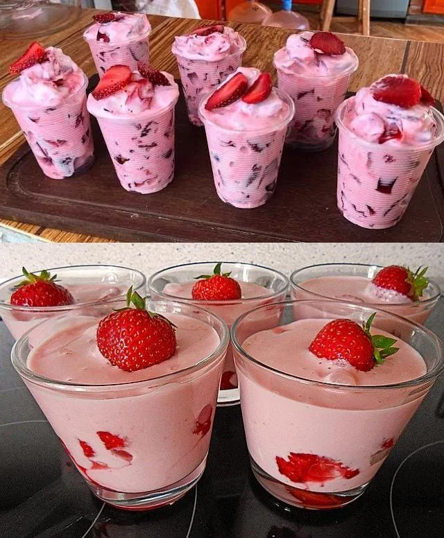 Erdbeer-Joghurt-Dessert