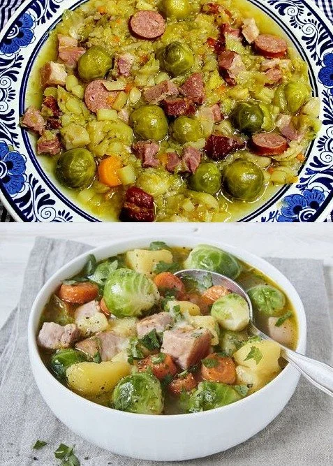 Gemüsesuppe mit Mettwurst