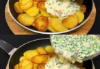Leckeres Kartoffel Rezept für das Abendessen mit frischen Zutaten.