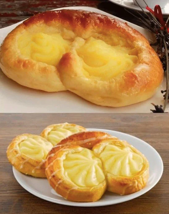 Ein Teller mit frisch gebackenen Puddingbrezeln