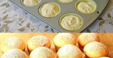 Köstliche Quark Muffins mit Vanillepudding als Rezeptidee für Backliebhaber