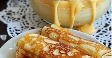Quark Pfannkuchen ohne Mehl, schnell und einfach zubereitet.
