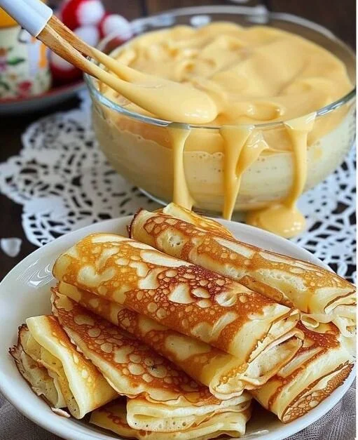 Quark Pfannkuchen ohne Mehl, schnell und einfach zubereitet.