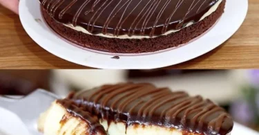 Schokokuchen mit Vanillepudding - ein schokoladiger Genuss