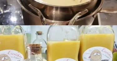 Sensationeller Eierlikör in einem Glas, perfekt für Feiern und Genuss.