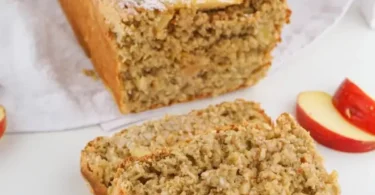 Äpfel Haferflocken Kuchen ohne Zucker, gesundes Rezept mit frischen Äpfeln