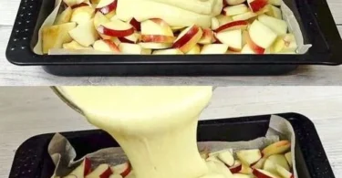 Leckerer Apfelkuchen mit saftigen Äpfeln und Zimt