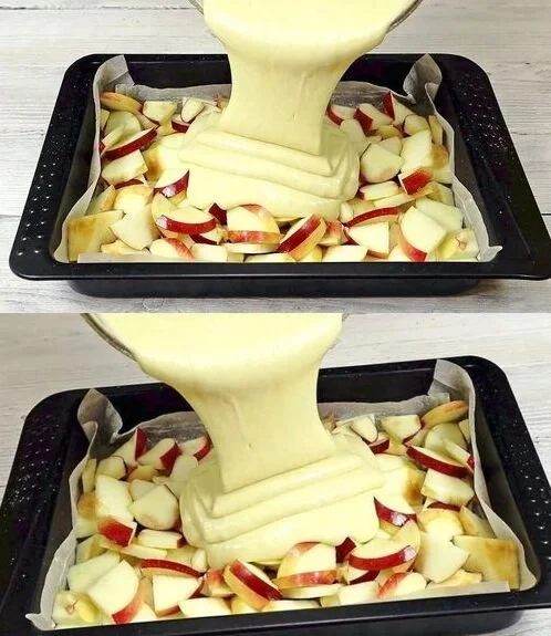 Leckerer Apfelkuchen mit saftigen Äpfeln und Zimt