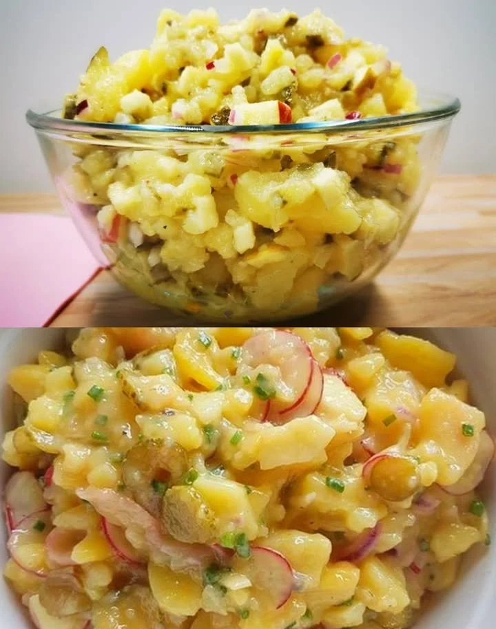 Berliner Kartoffelsalat Rezept mit frischen Zutaten und leckerer Zubereitung