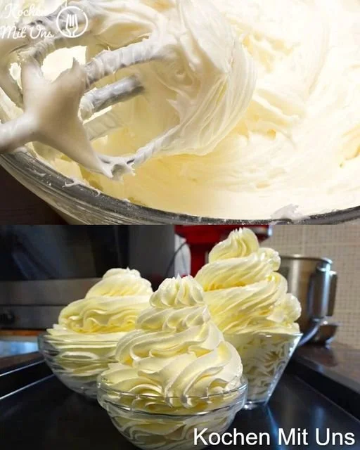 Leckere deutsche Buttercreme für Torten und Gebäck