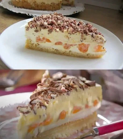 Leckere Calypso-Torte mit fruchtigen Aromen und cremigem Belag.