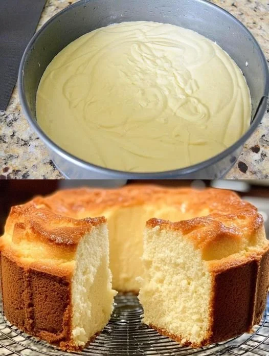 Saftiger Quark Gugelhupf auf einem Teller mit einer garnierenden Puddingcreme.