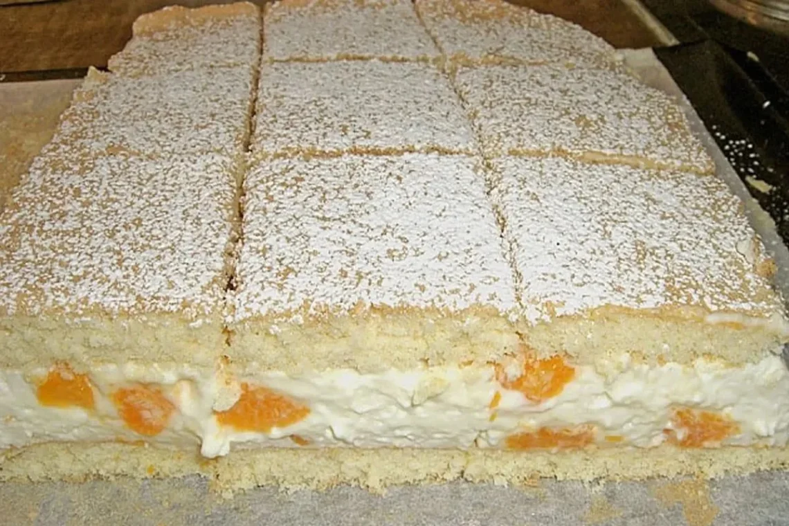 Schüssel mit Quark Mandarin Slices, einem leckeren und gesunden Snack