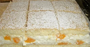 Schüssel mit Quark Mandarin Slices, einem leckeren und gesunden Snack