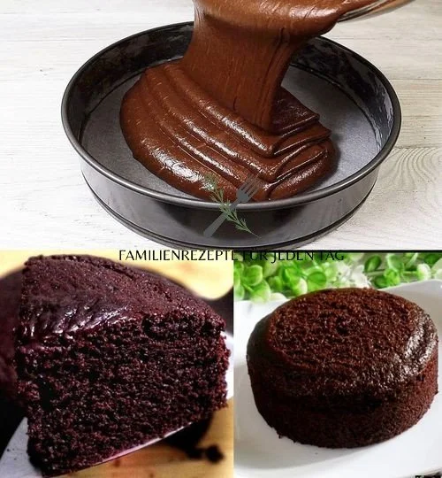 Schneller Schokokuchen in zwei Minuten für den Ofen