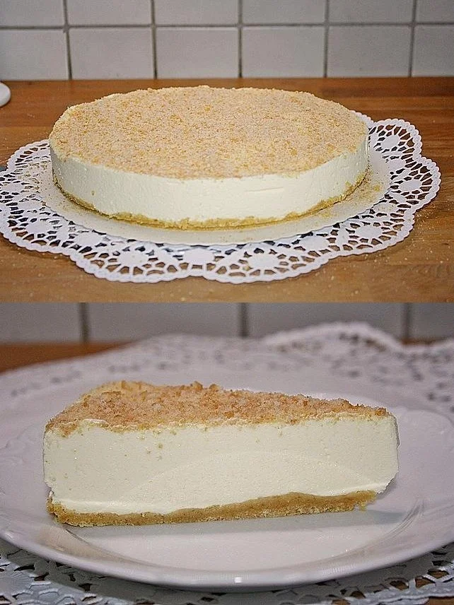 Deliziosa Torte mit frischem Obst und Sahne