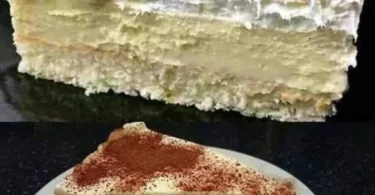 Vanillecreme-Kuchen ohne Backen, lecker und einfach zuzubereiten