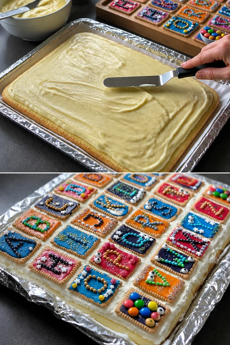 Leckerer Butterkekskuchen auf einem Teller, serviert mit frischen Früchten.