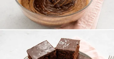 Saftiger Schokoladenblechkuchen auf einem Blech, perfekt für Feiern