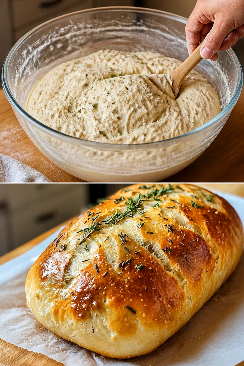 Schmackhaftes faules Knoblauchbrot auf einem Holzbrett serviert