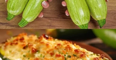 Gefüllte Zucchini aus dem Ofen, leckeres und gesundes Rezept
