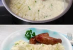 Klassisches Rezept für Kohlrabigemüse, serviert in einer eleganten Schüssel.