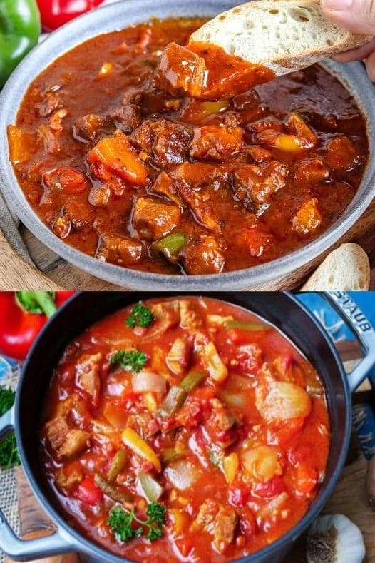 Schnelles Rezept für Minuten Schaschliktopf mit frischen Zutaten.