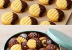 Leckere Puddingkekse frisch aus dem Ofen