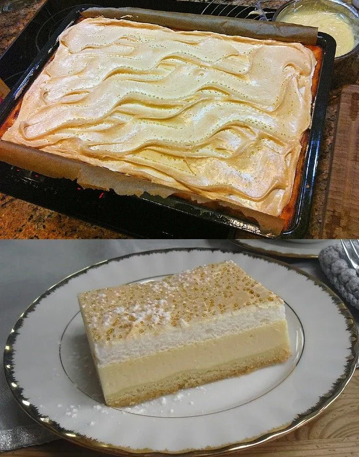 Leckerer Quarkkuchen auf einem Teller, serviert mit frischen Beeren.