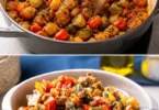 Ein einfaches Rezept für Ratatouille mit frischem Gemüse und Kräutern