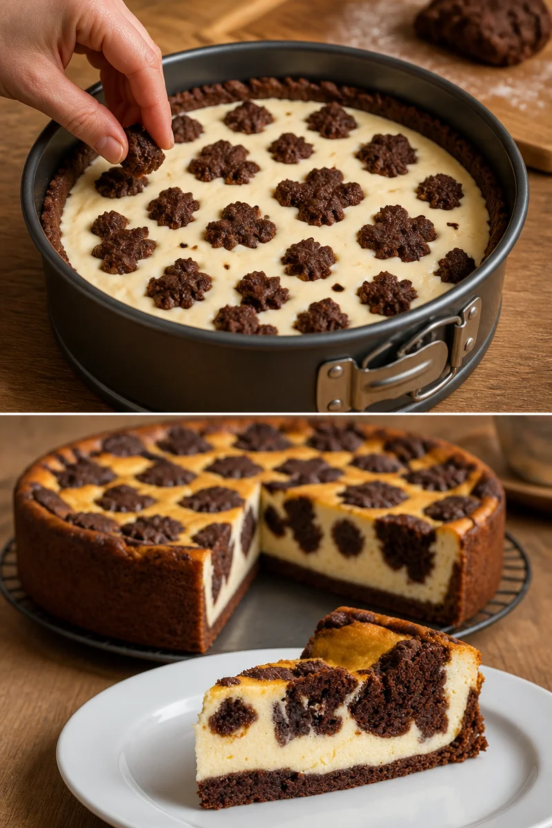 Russischer Zupfkuchen mit Schokolade und Quark für ein unwiderstehliches Dessert