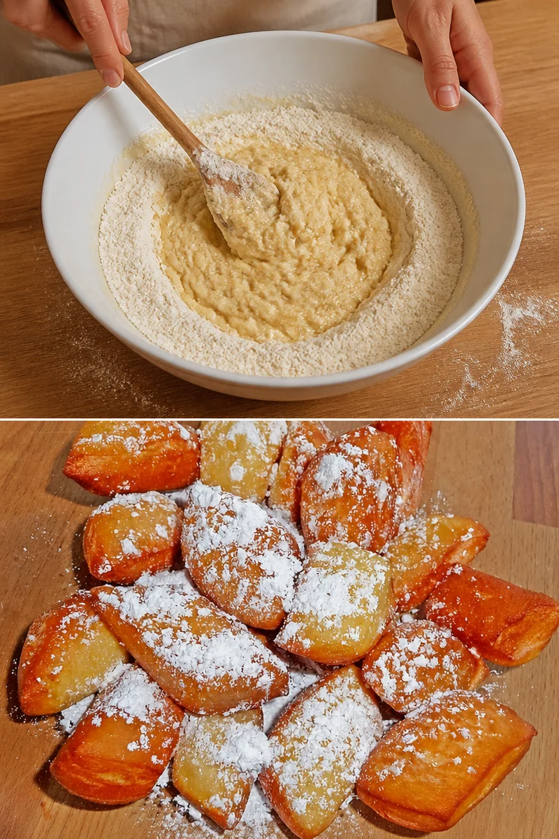 Frische, goldene Schmalzkuchen auf einem Teller, ideal für süße Genüsse.
