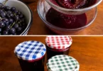 Hausgemachte Traubenmarmelade im Glas, ideal für Frühstück oder Snacks