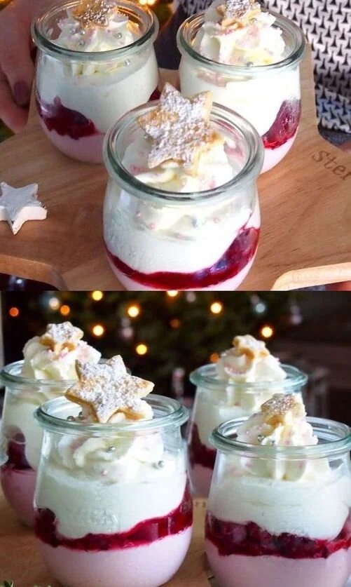 Weihnachtliches 10 Minuten Dessert mit festlichen Zutaten