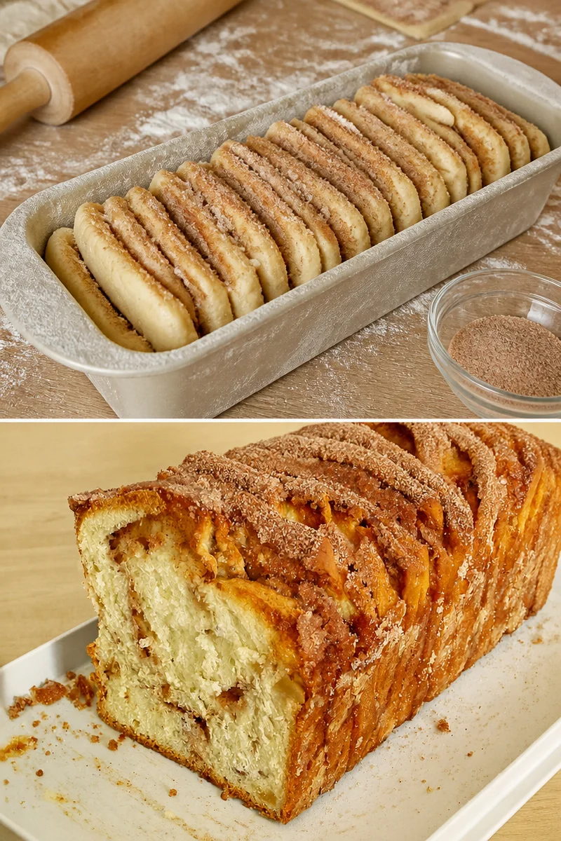 Leckere frisch gebackene Zimtschnecken auf einer Holzplatte