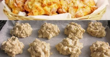 Apfelküchlein mit Zimtzucker, frisch gebacken und lecker serviert.