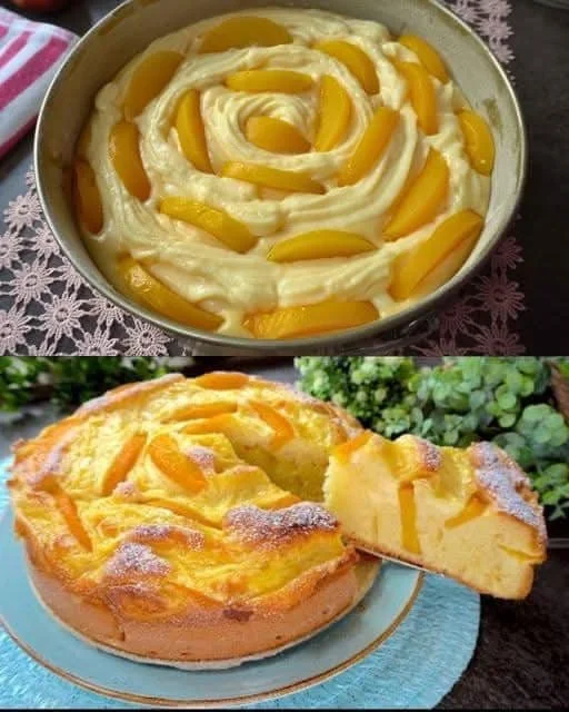 Diesen Kuchen isst du in 10 Minuten, Sie brauchen 450g Aprikosen! - Kochen Mit Uns