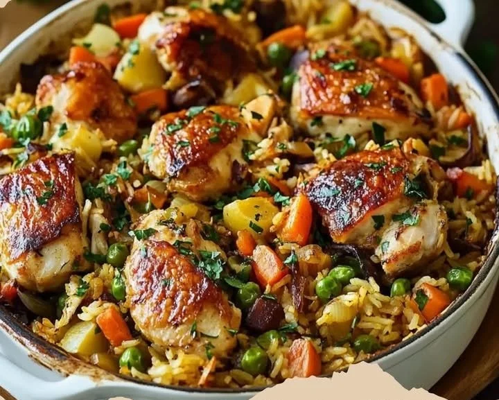 Bunter Reisauflauf mit Gemüse und Hähnchen – Ein einfaches Gericht für die ganze Familie 🍽️
Zutaten 📋
- 300 g Reis (z. B. Langkornreis)
- 400 g Hähnchenbrustfilet (in Würfel geschnitten)
- 1 Zwi...