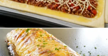 Käsebrötchen mit Hackfleisch und Blätterteig aus dem Rezept Cooking With Us
